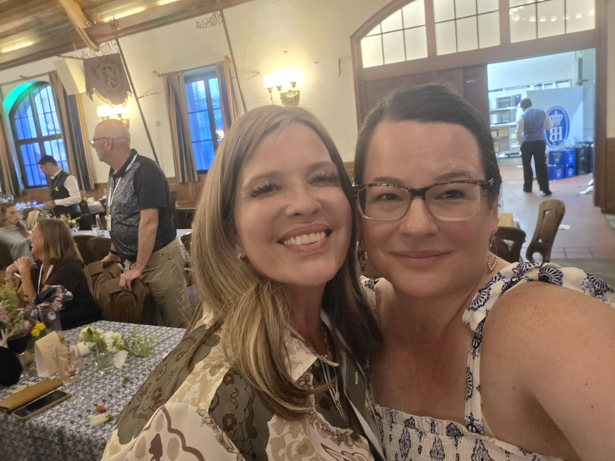 Julie King and Michelle Earp at an event